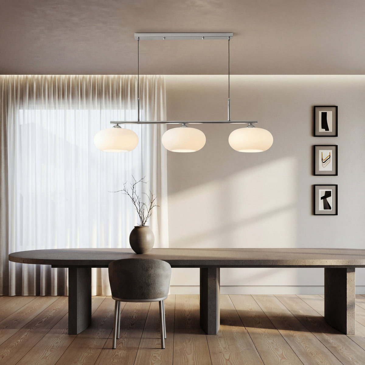 Suspension Bauhaus 3 têtes