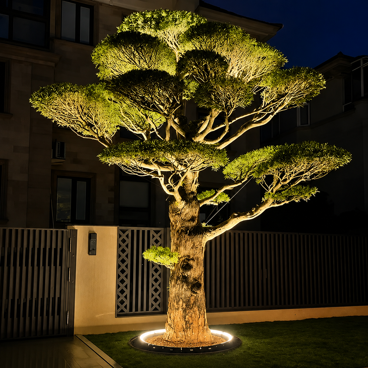 Spot extérieur pour arbre