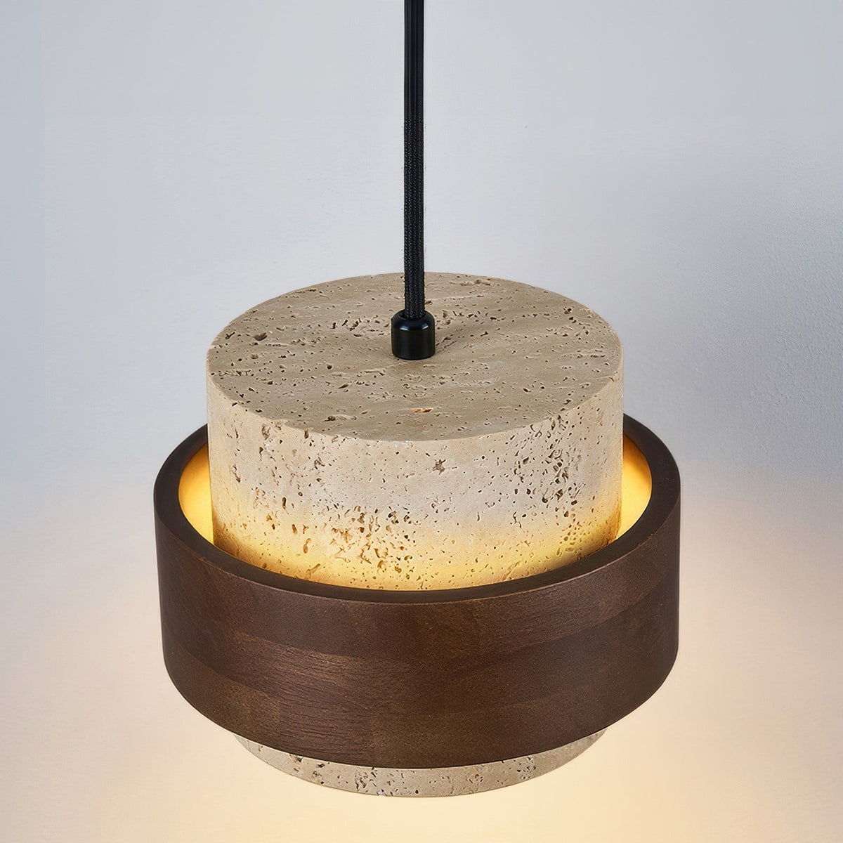 Retro Wabi-Sabi Stone Ascend Pendant