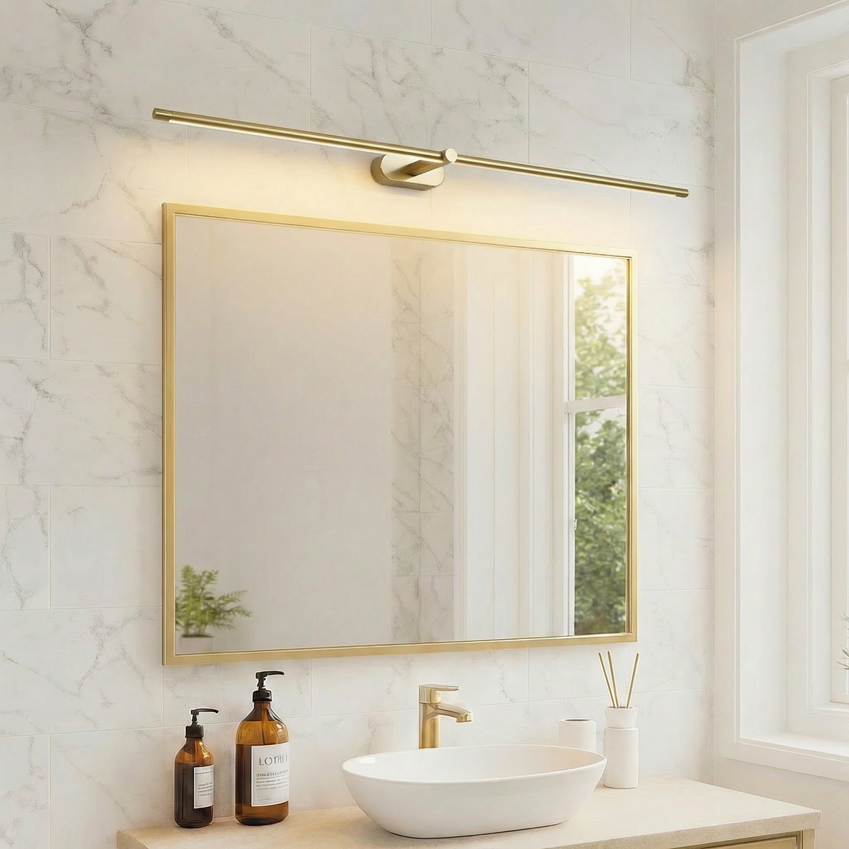 Applique murale de salle de bain pour miroir