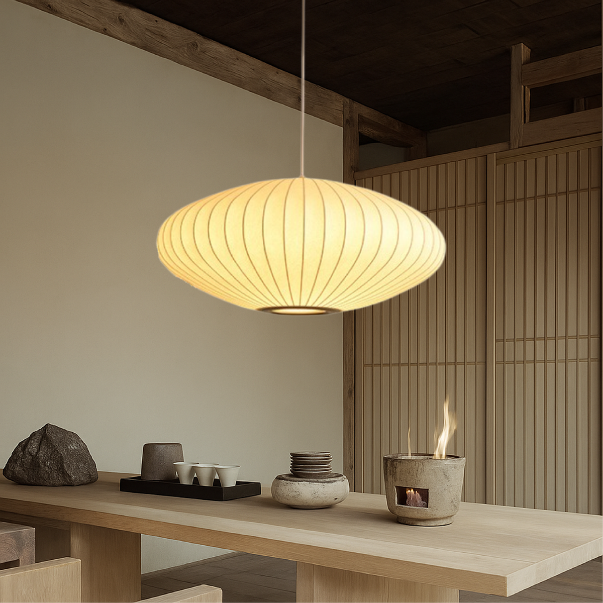 Suspension italienne en soie