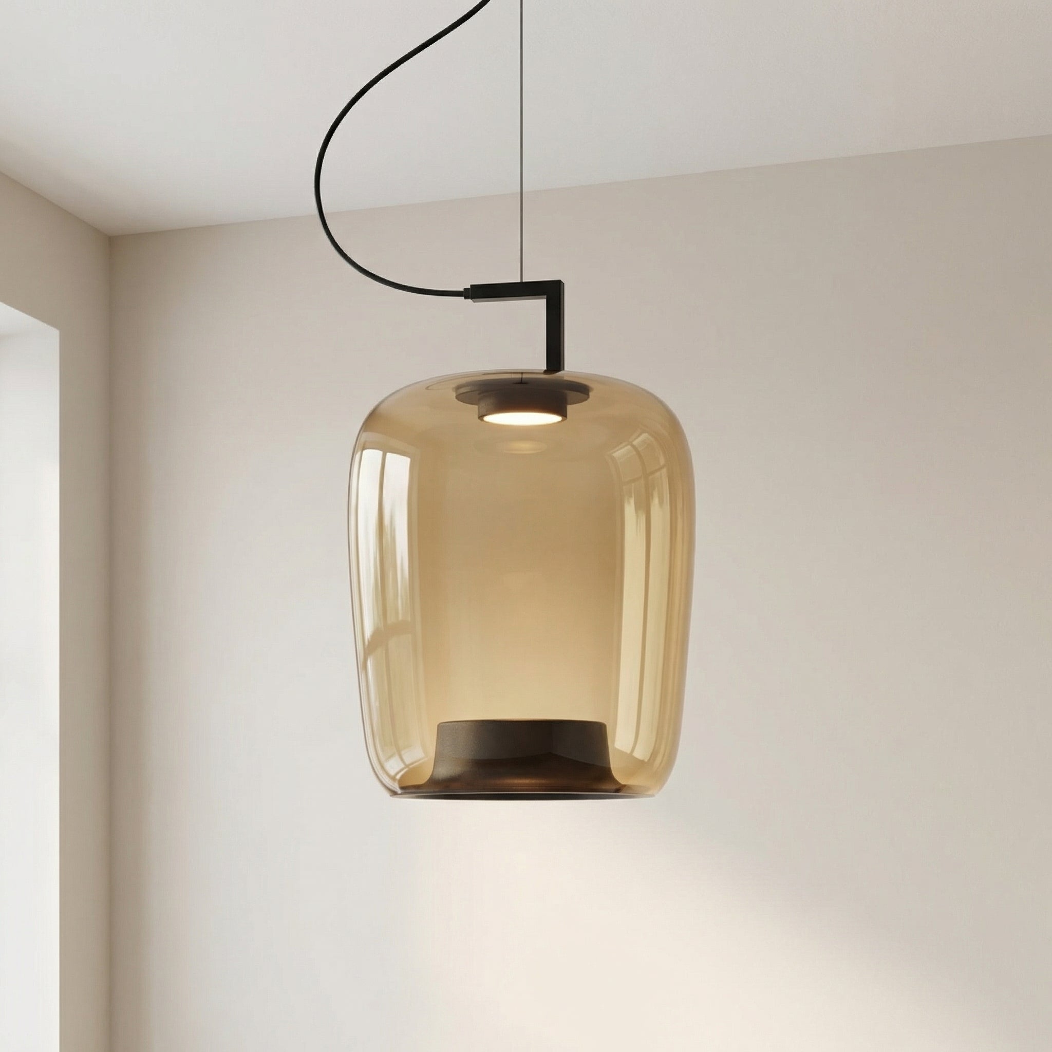 Suspension en verre Jaura