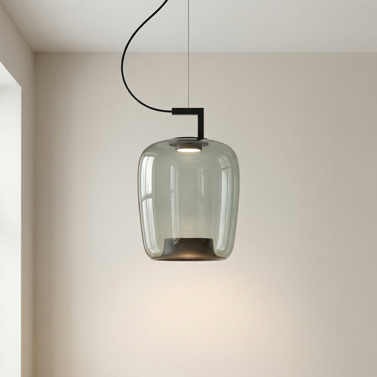 Suspension en verre Jaura
