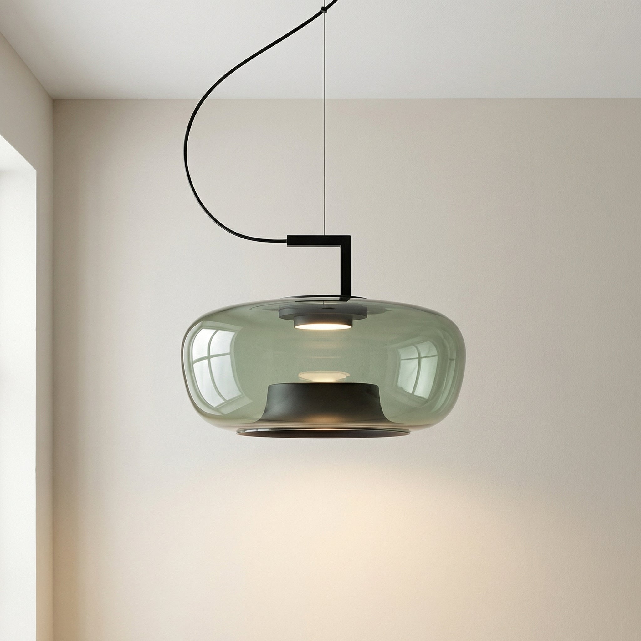 Suspension en verre Jaura