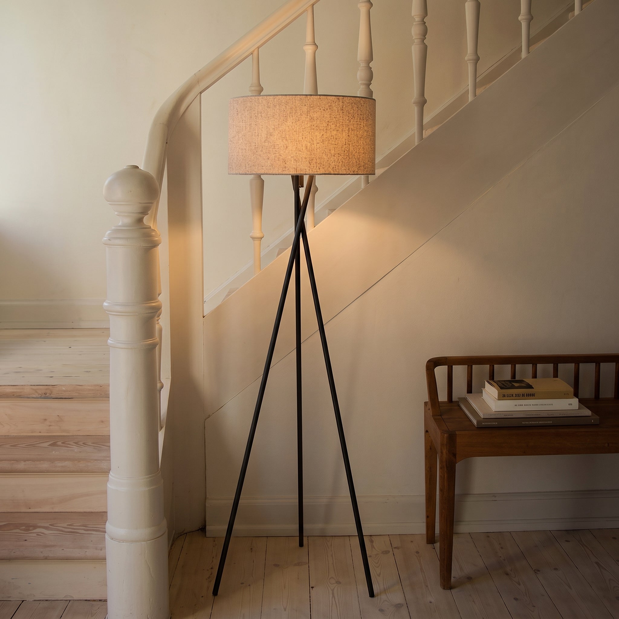 Silk floor lamp