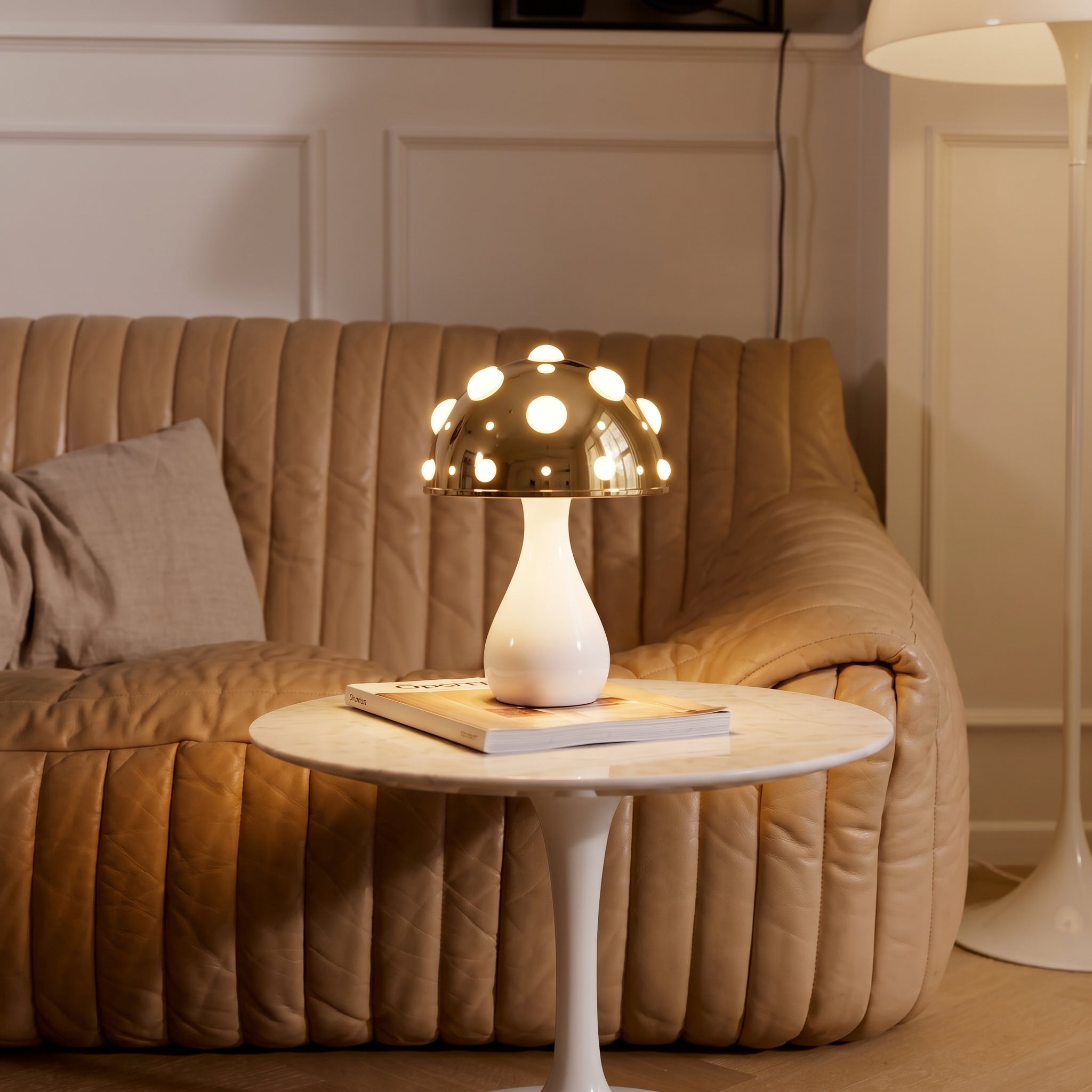 Lampe de table design Champignon