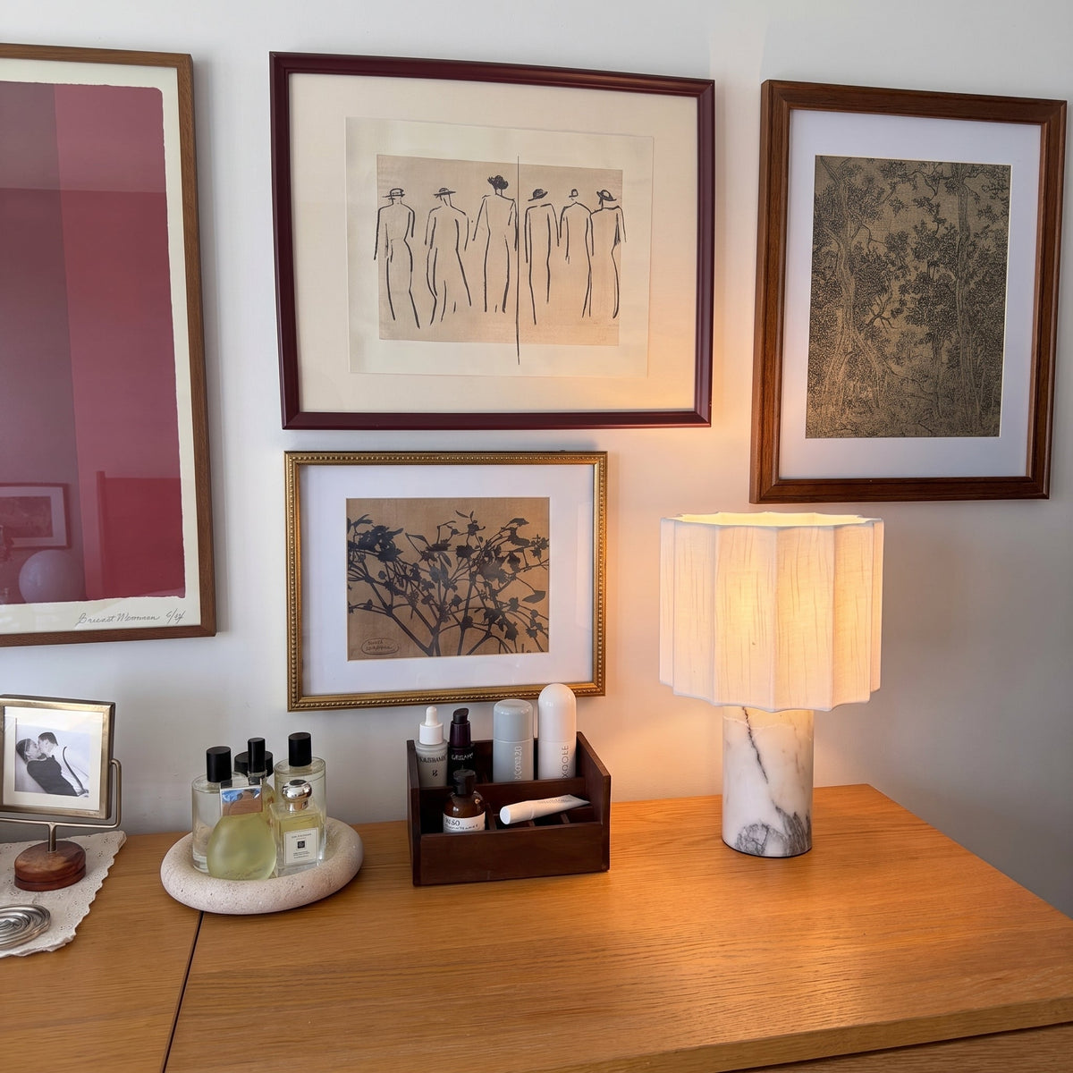 Lampe de table en marbre