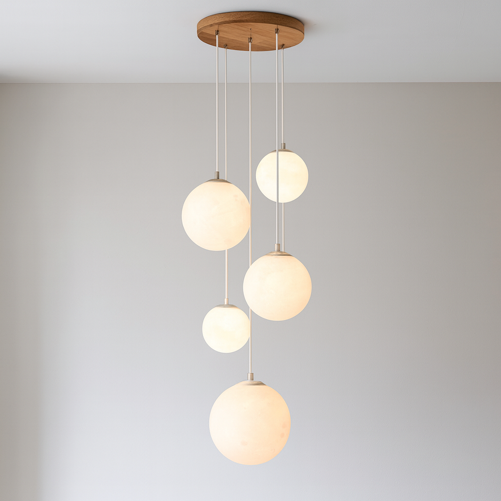 Lustre d’escalier nordique Moonlamp