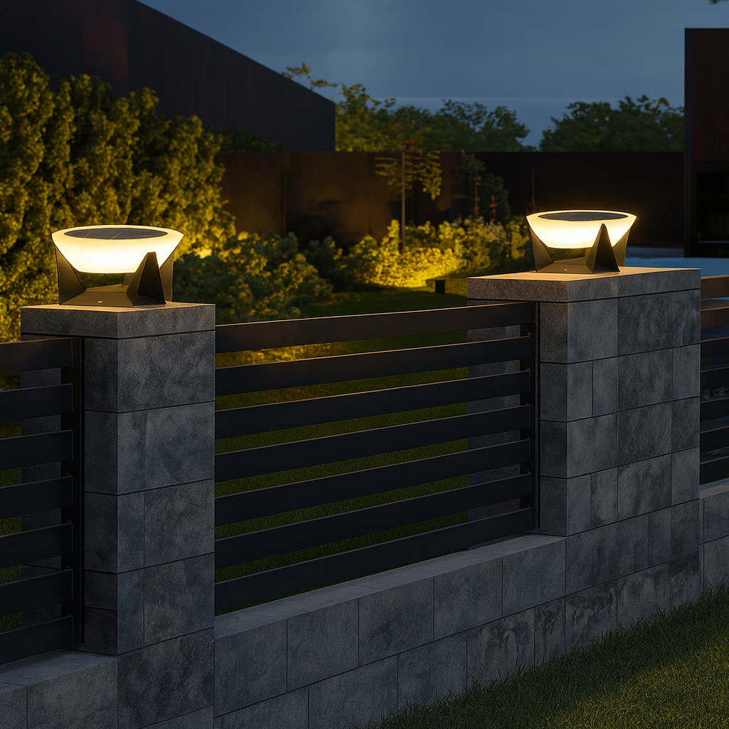 Balise solaire pour terrasse