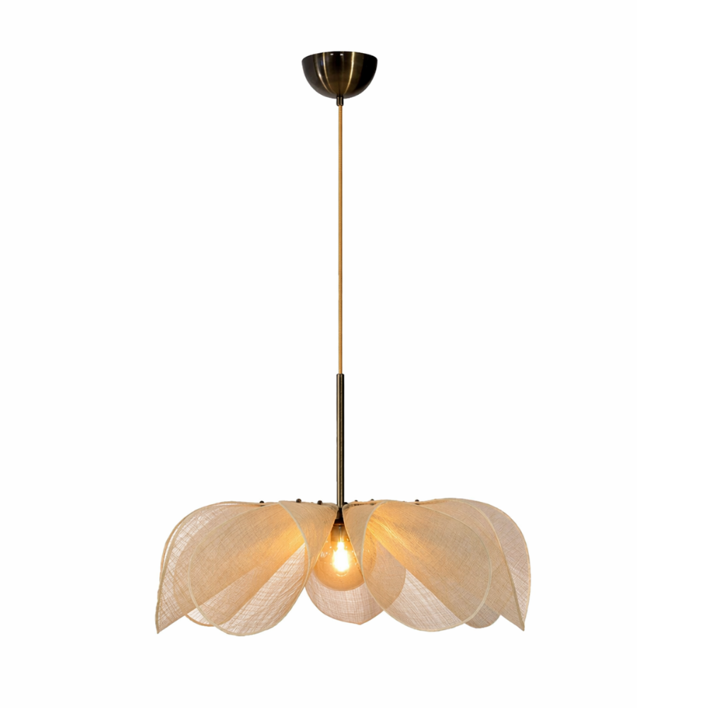 Suspension vintage en tissu
