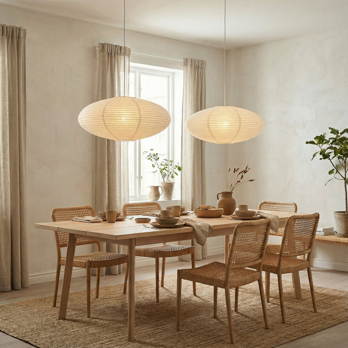 Suspension Wabi en papier