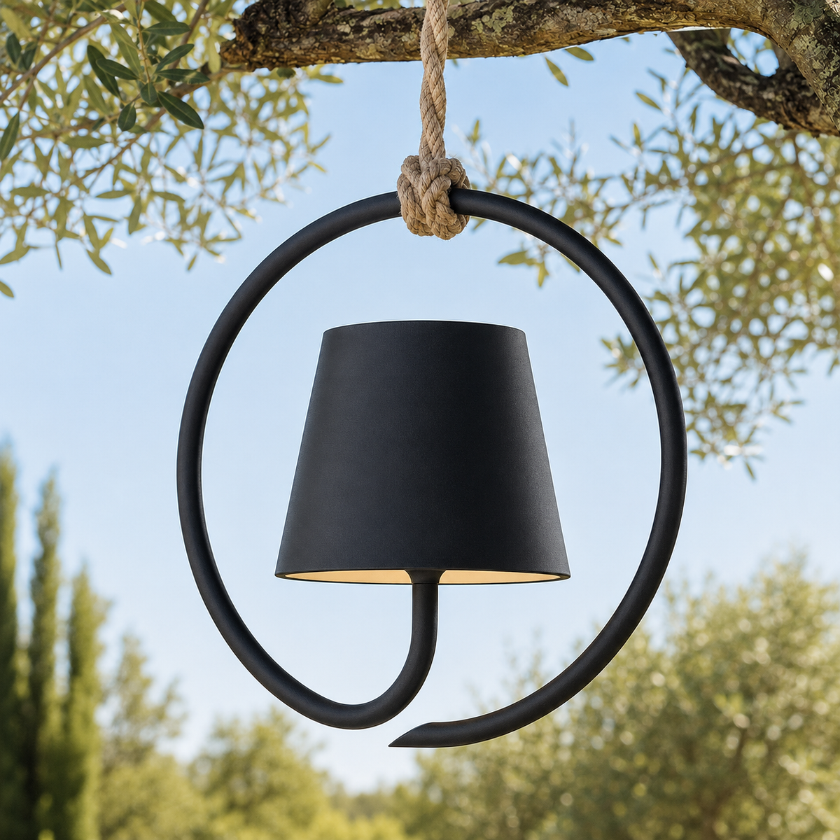 Suspension extérieure rechargeable