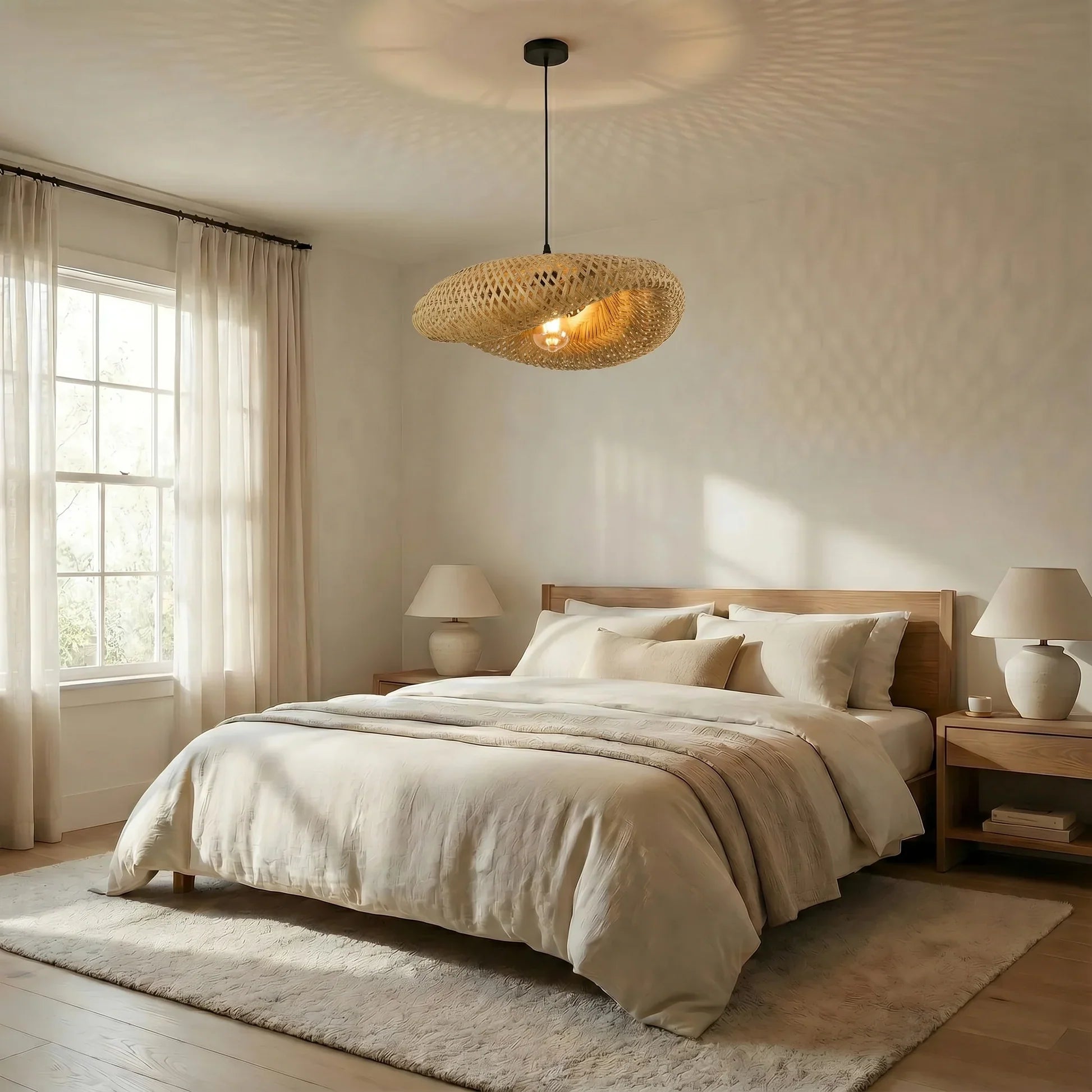 Suspension en bambou