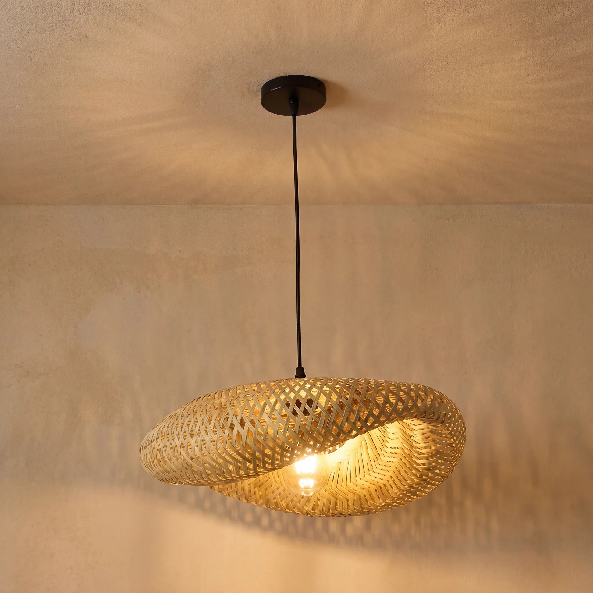 Suspension en bambou
