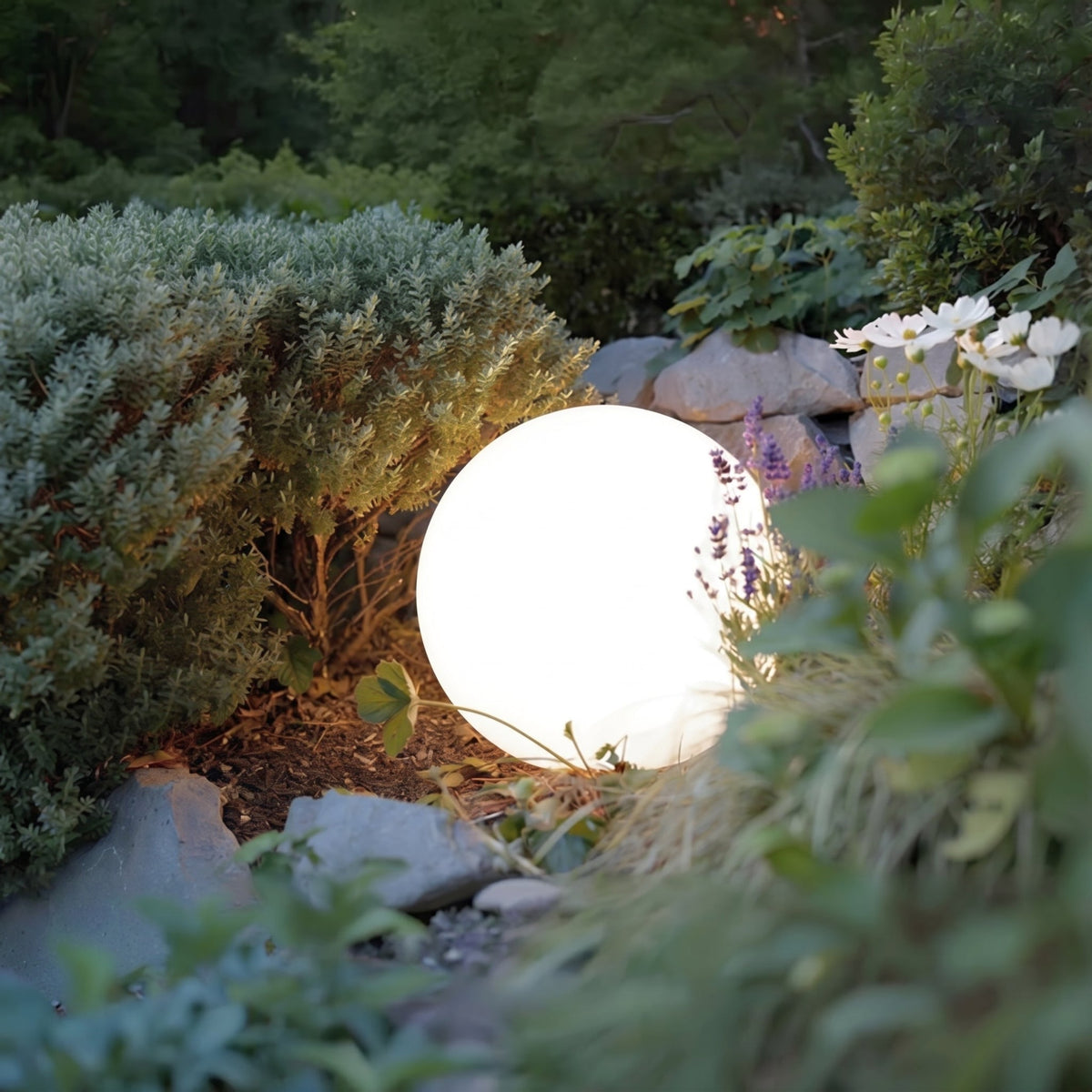 Orbe solaire de jardin – Luminaire d'extérieur sans fil