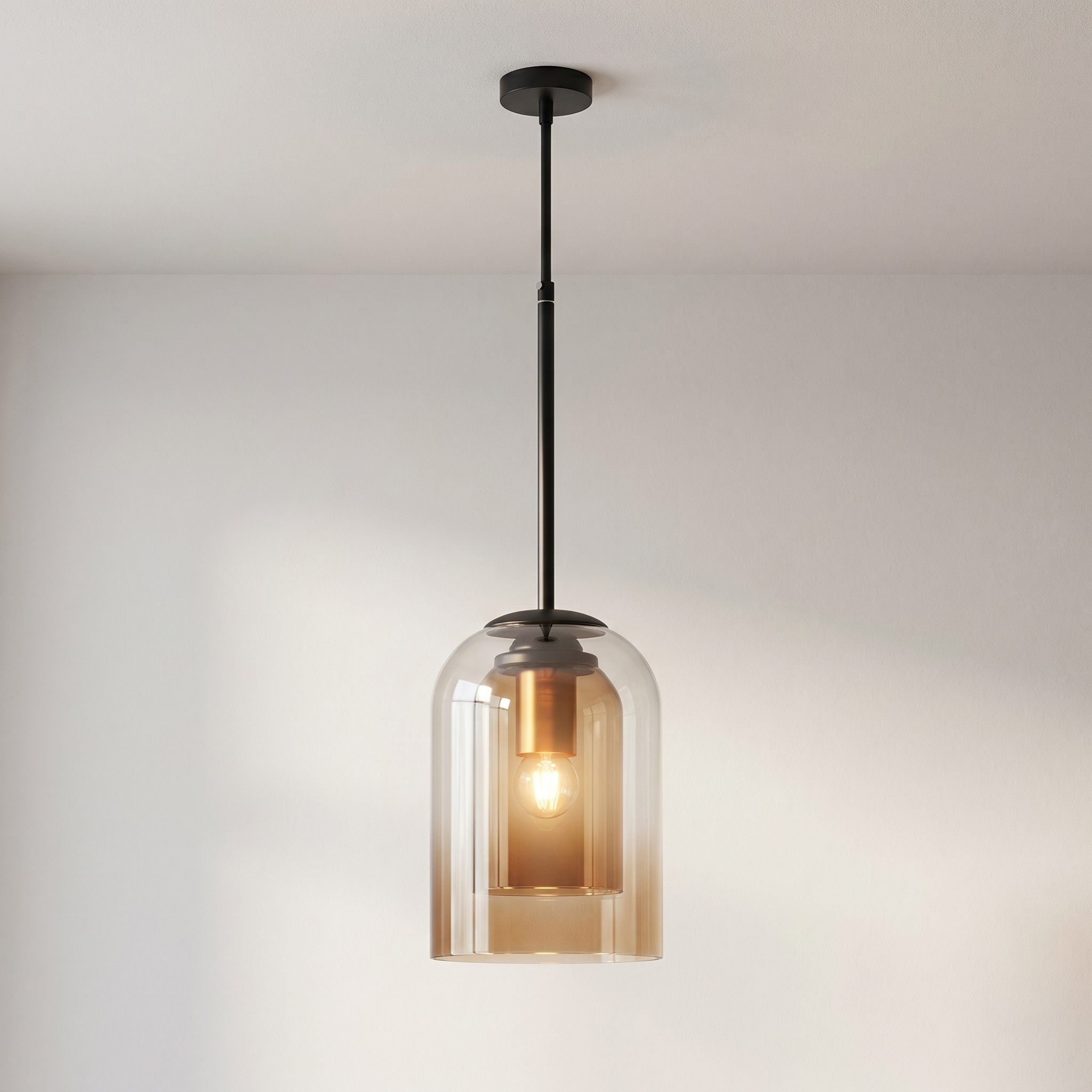 Suspension en verre Jani