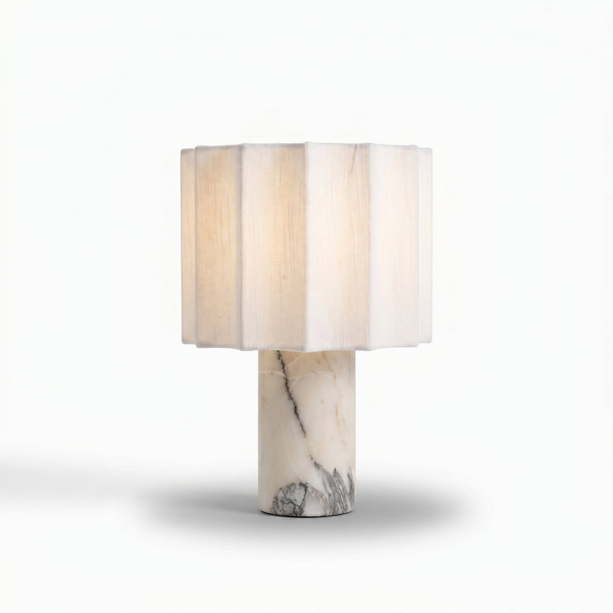 Lampe de table en marbre