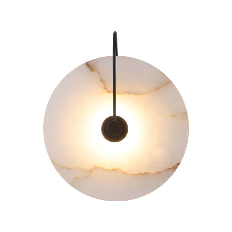 Applique murale LED Alab en marbre