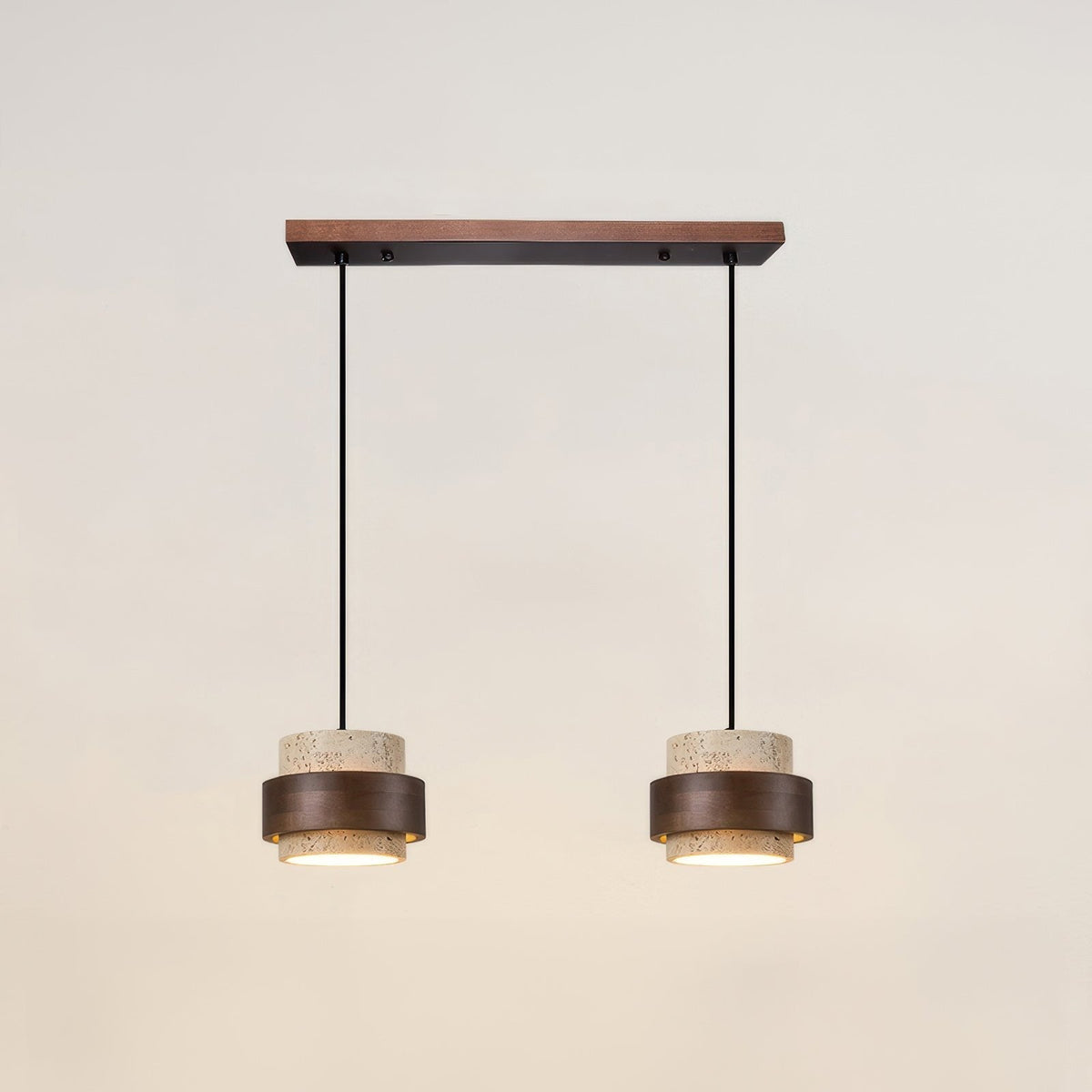 Retro Wabi-Sabi Stone Ascend Pendant