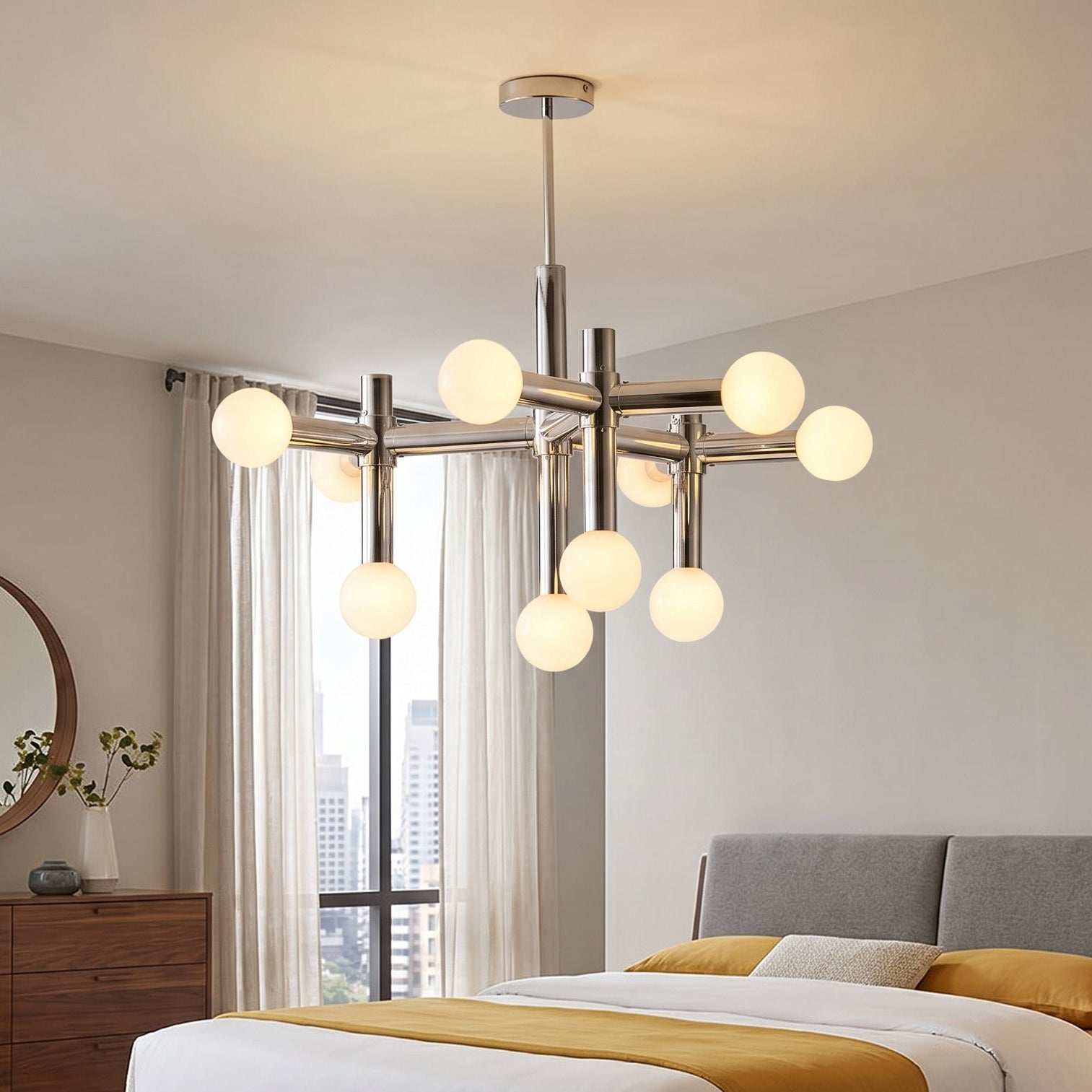 Lustre Bauhaus en métal