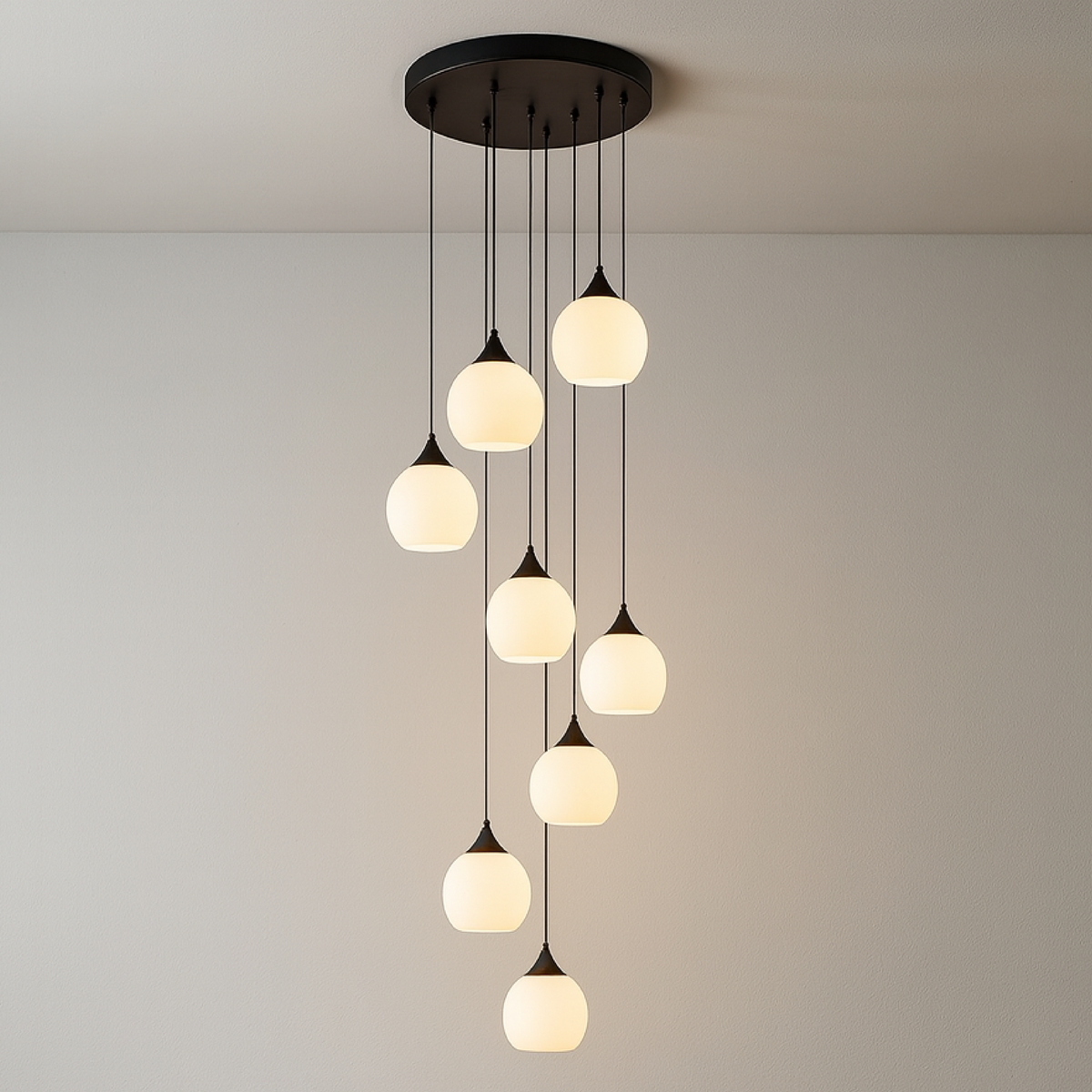 Lustre d’escalier Gade pour villa