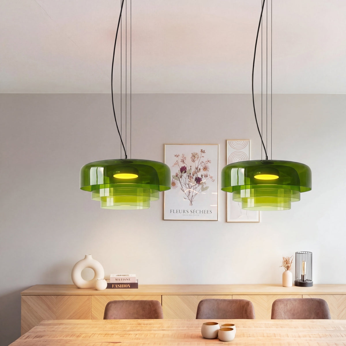 Suspension en verre