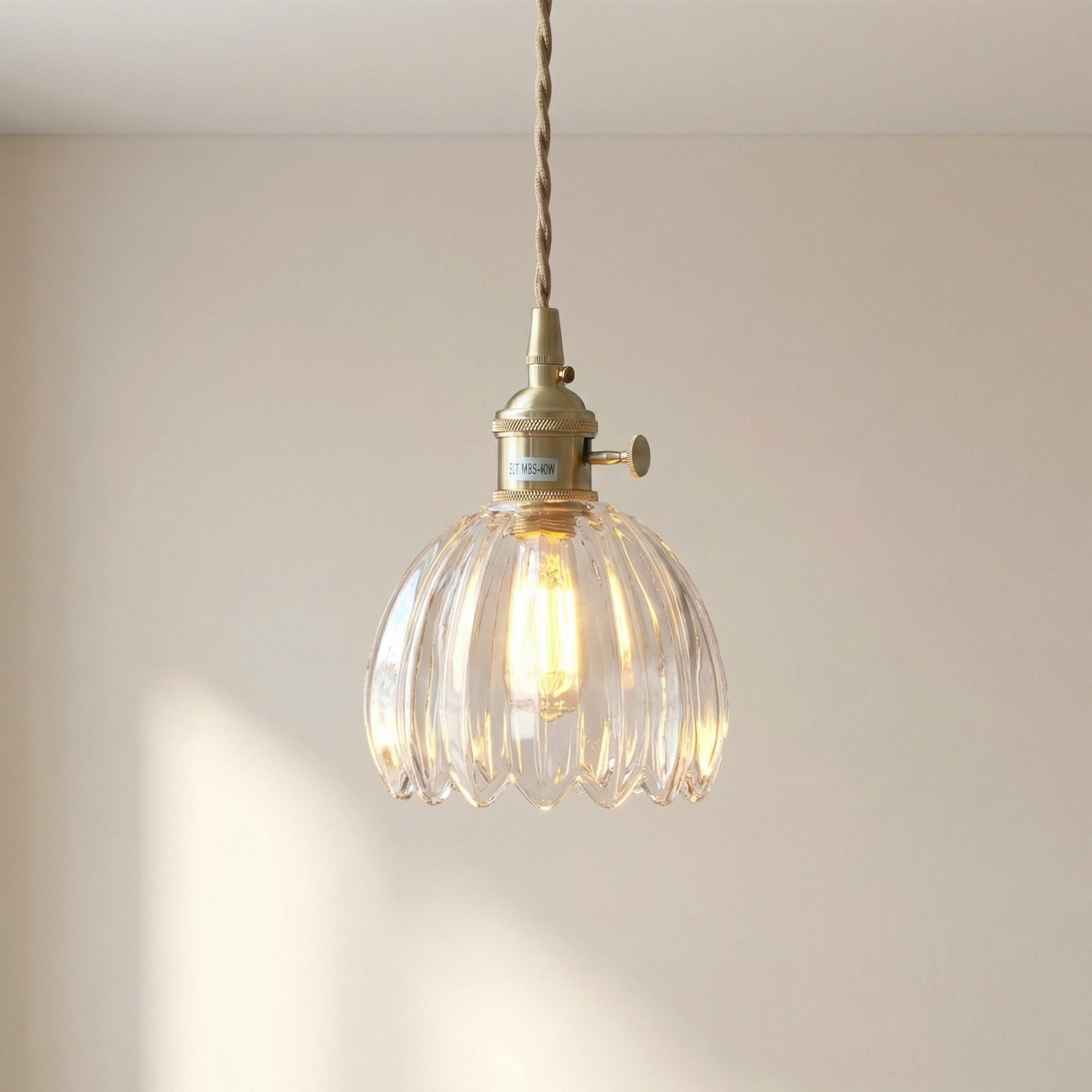 Suspension japonaise en verre