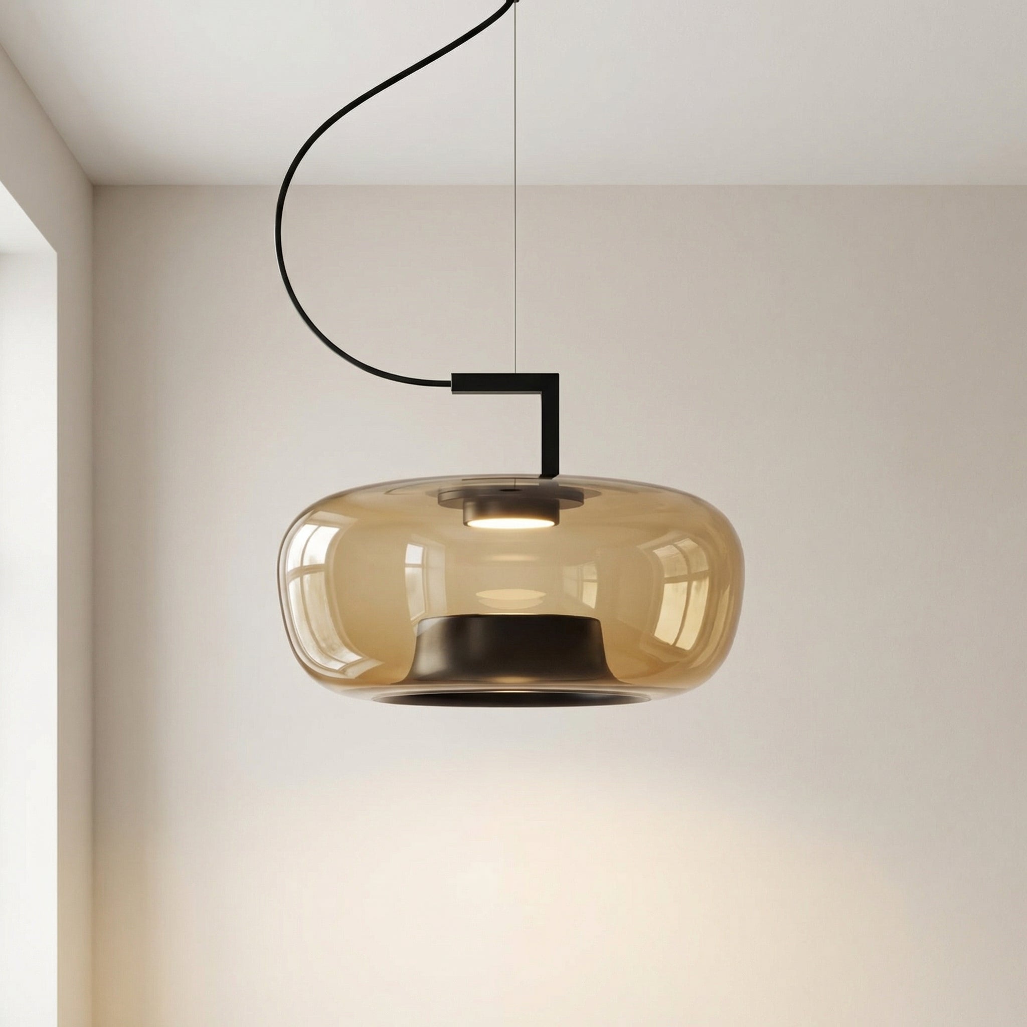 Suspension en verre Jaura