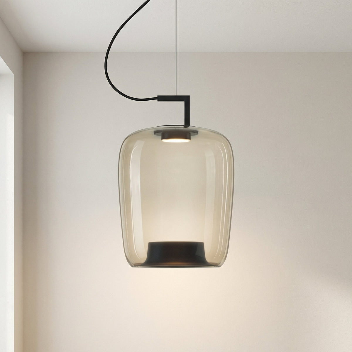 Suspension en verre Jaura