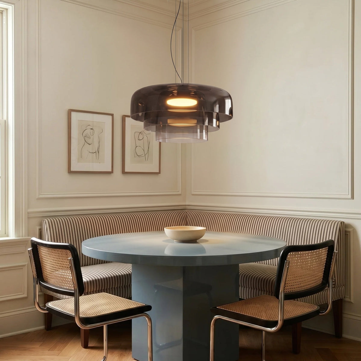 Suspension en verre