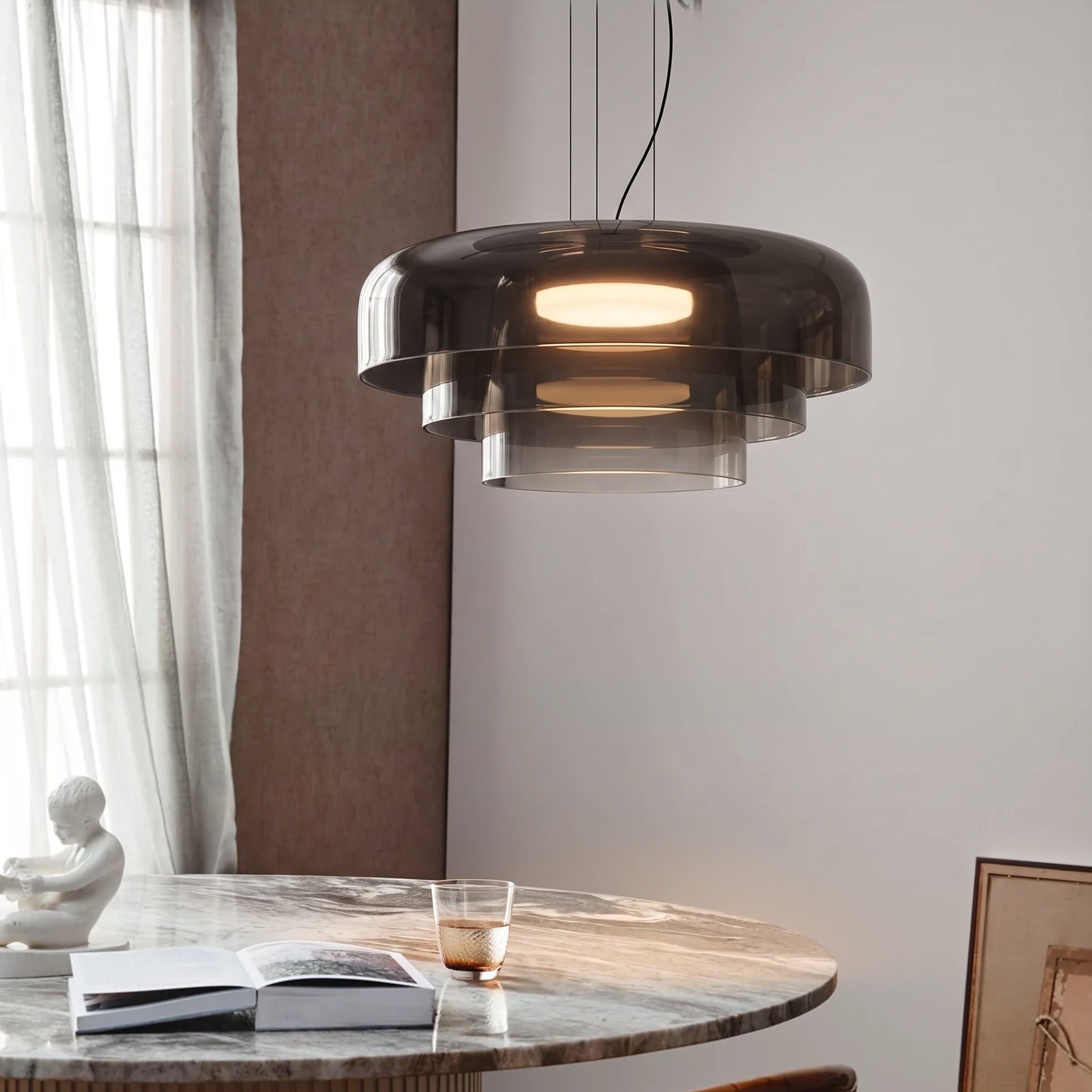 Suspension en verre
