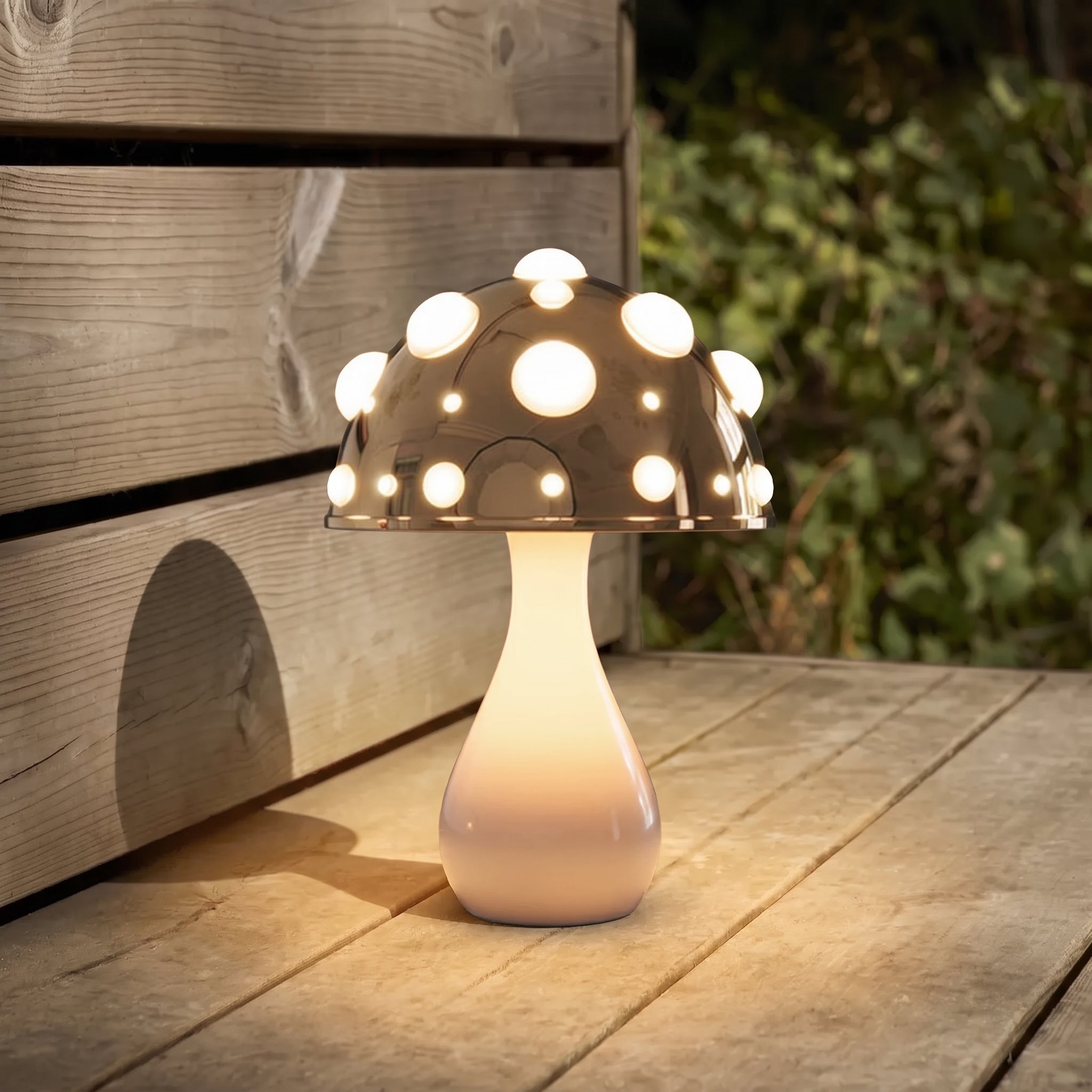 Lampe de table design Champignon