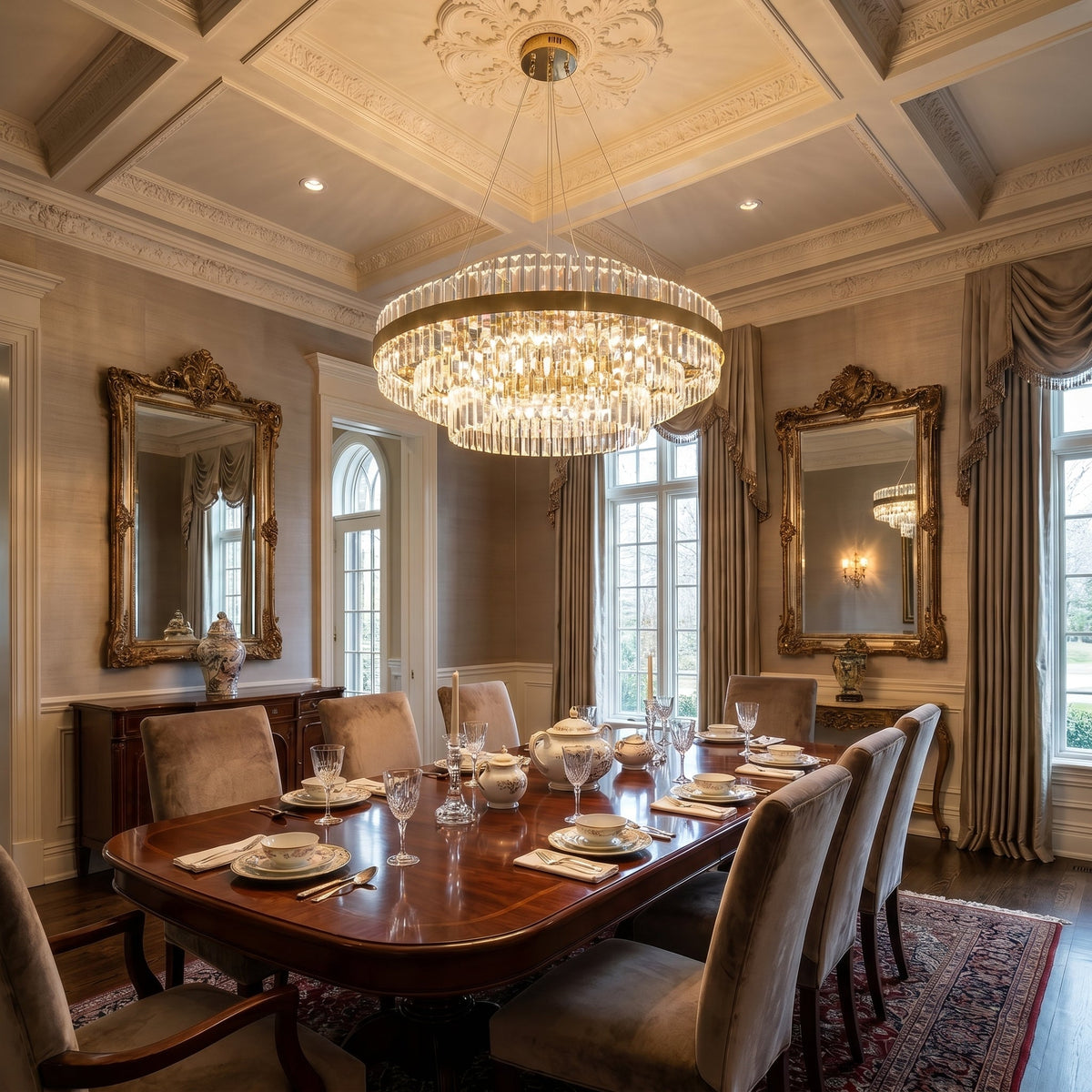 Lustre de luxe en cristal