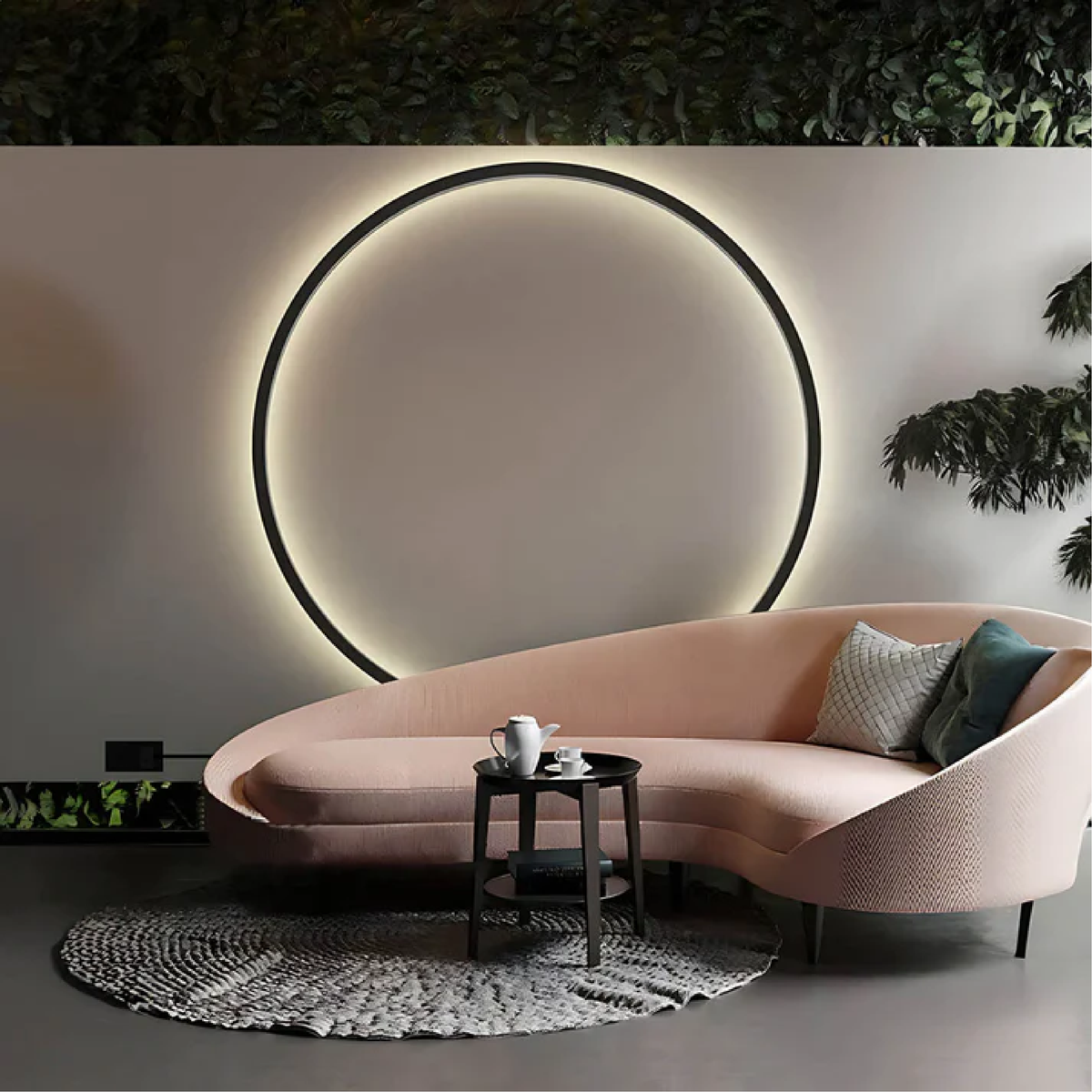 Applique murale Myka anneau