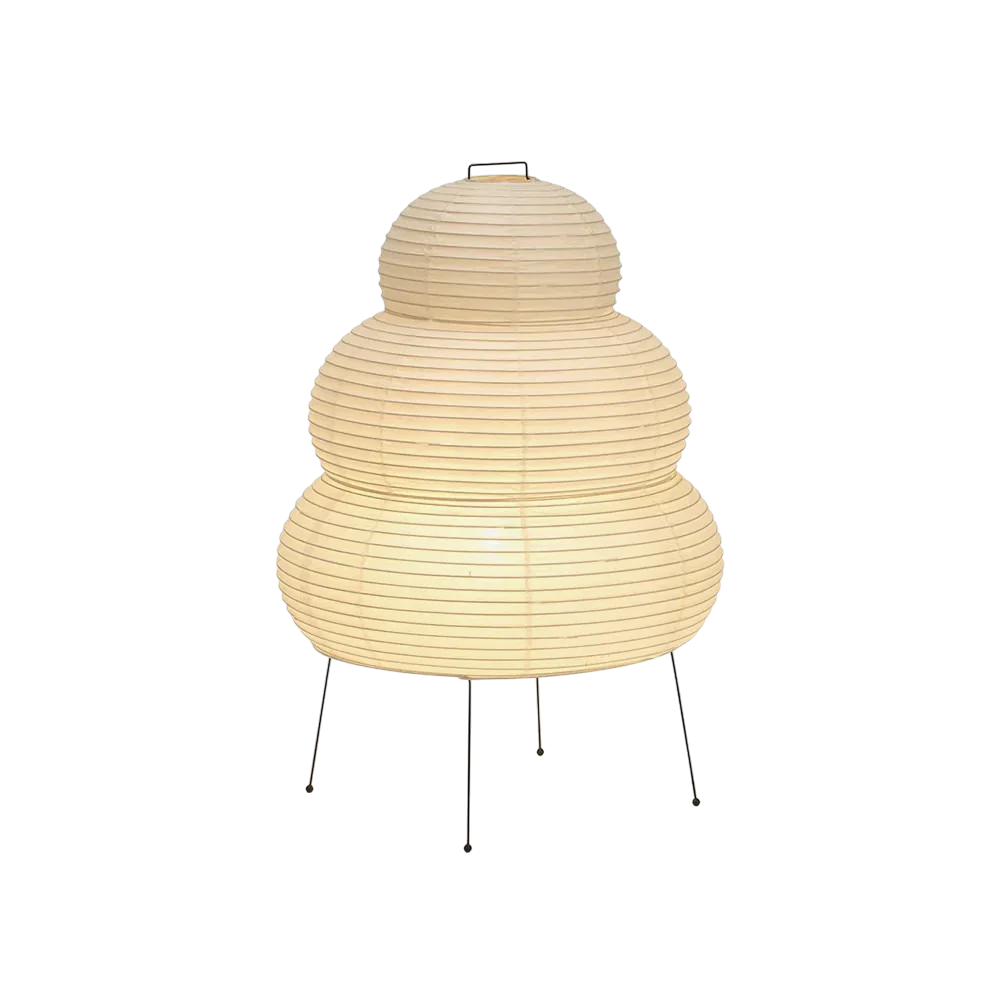 Rice paper floor lamp