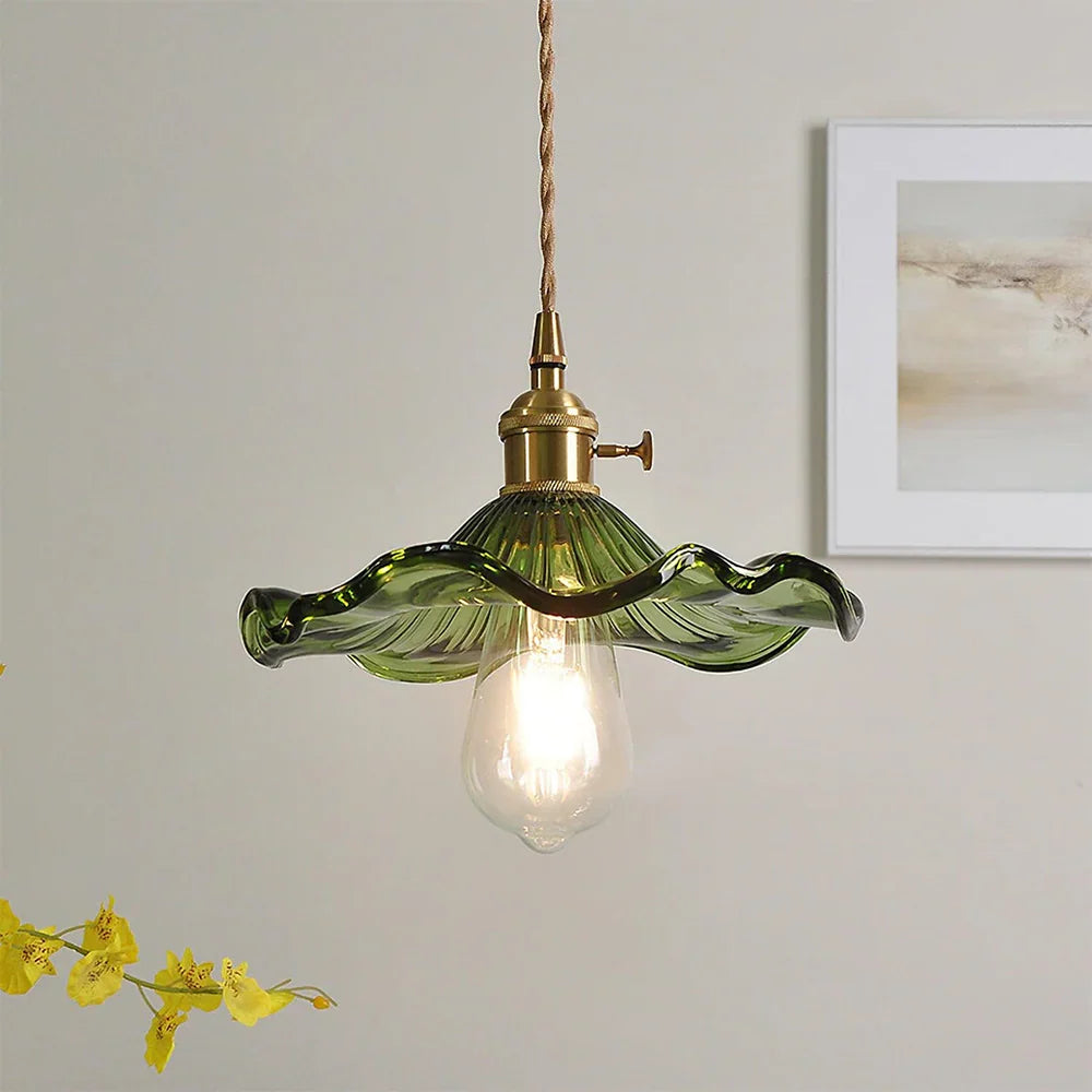 Suspension vintage Hibiscus