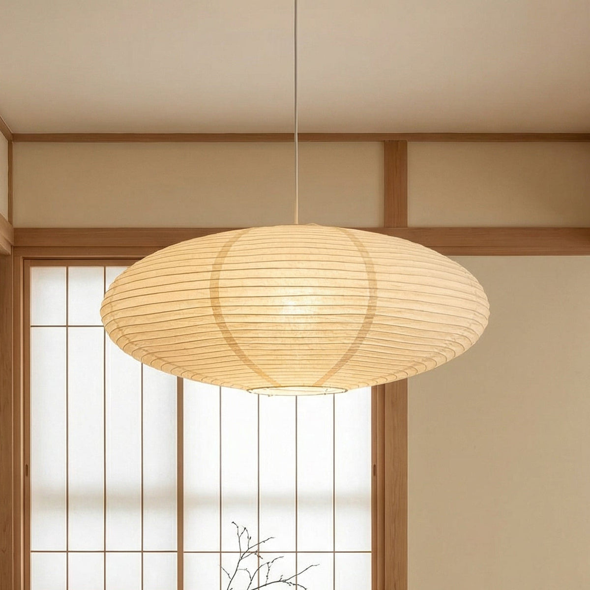 Suspension Wabi en papier